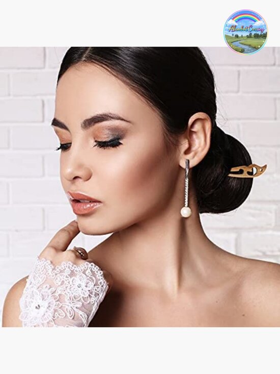 8 Wooden Hair Sticks Chopstick Pin Bun Maker Hair Accessories main image 4